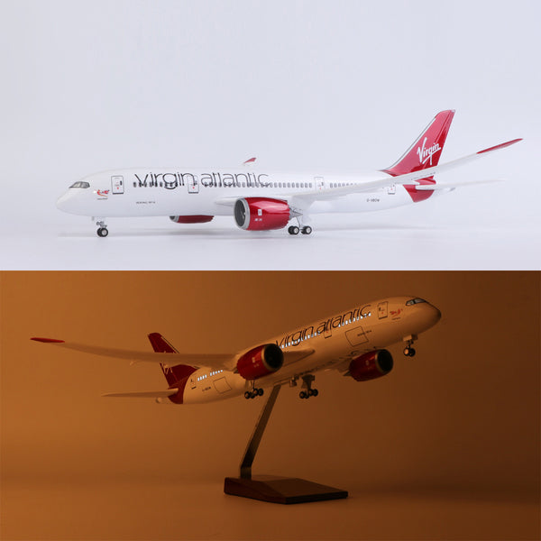 1:130 Virgin Atlantic Boeing B787 Airplane Model 18”Decoration & Gift