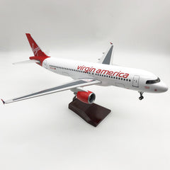 1:80 Virgin Atlantic Airlines A320 Airplane Model 18”Decoration & Gift