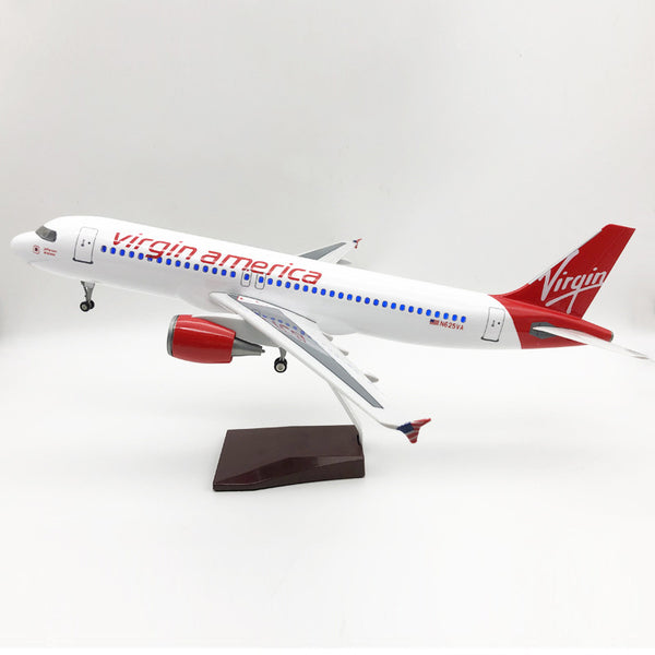 1:80 Virgin Atlantic Airlines A320 Airplane Model 18”Decoration & Gift